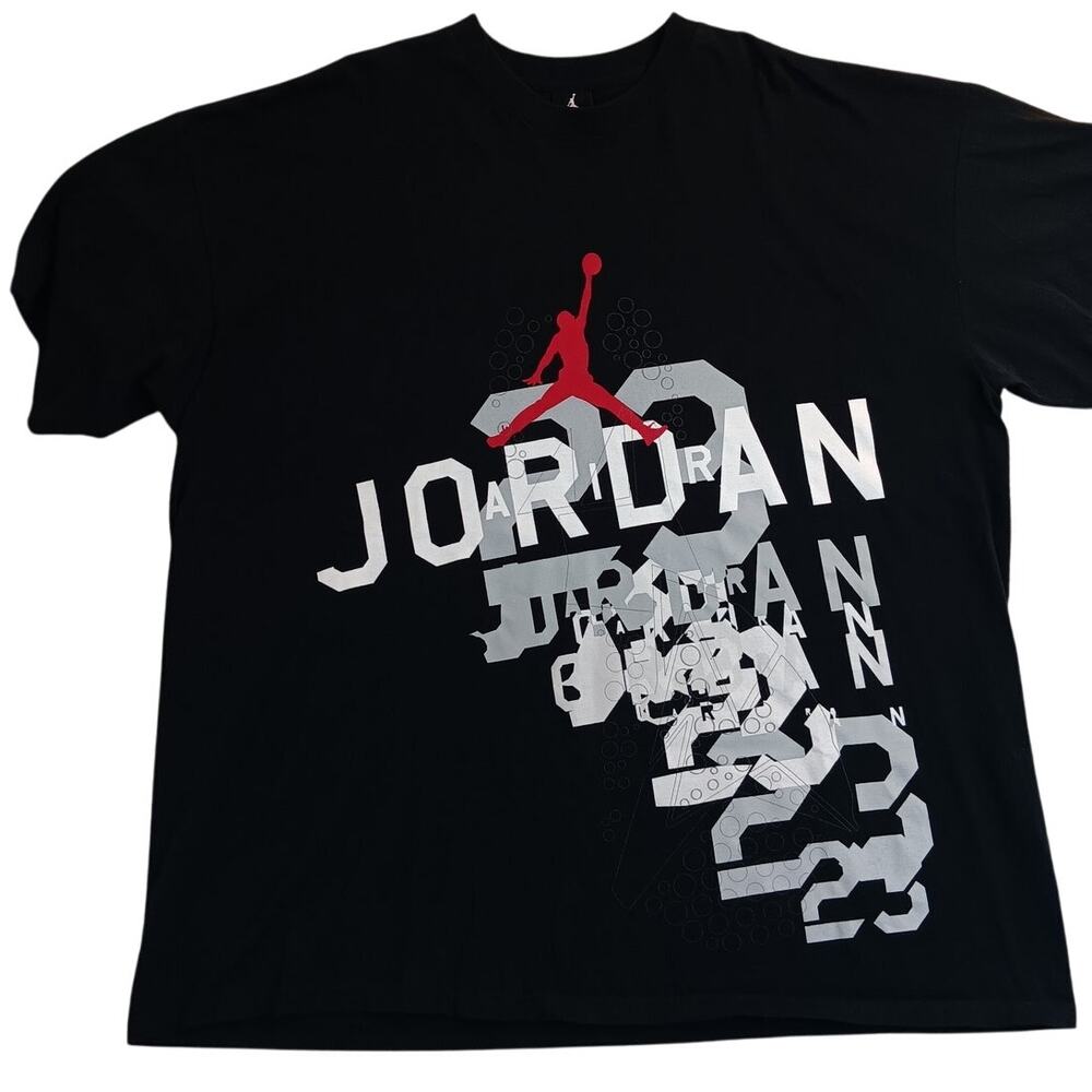 Nike Air Jordan Vintage‎ Tee Mens XXL Black Take Flight 23 Jumpman Basketball